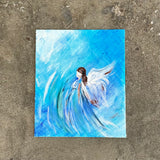Angel Painting at the Sossy and Canvas Gallery